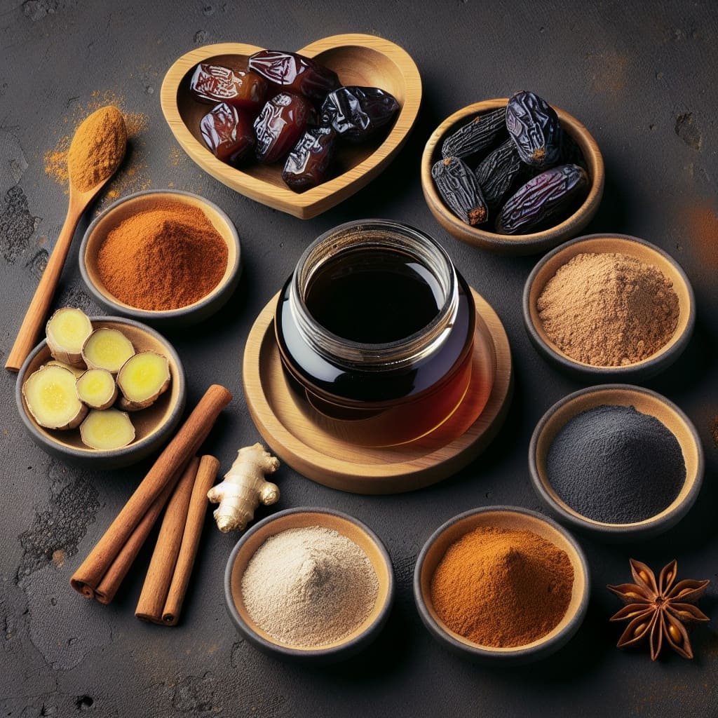 Aphrodisiac honey: myth or reality? 6 Miel aphrodisiaque et certains des ingrédients utilisés pour le fabriquer